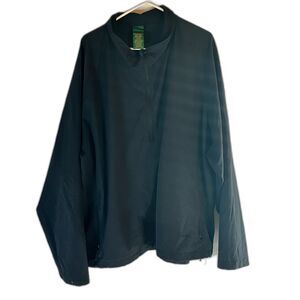 Men's 3XL Cabella's 1/4 Zip Black Lightweight Windbreaker Jacket